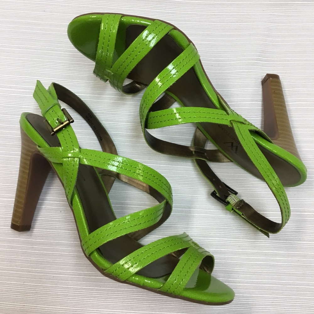 New Green Patent Heels by Worthington